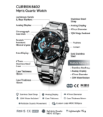 Curren Men Watch Feature